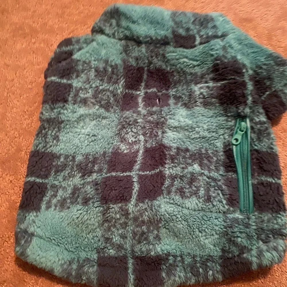 Dog Medium Plaid Coat New Aerie